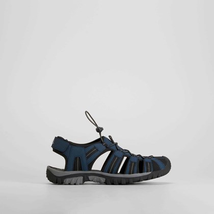 Sandalia outdoor cerrada cordón elástico azul UDOK