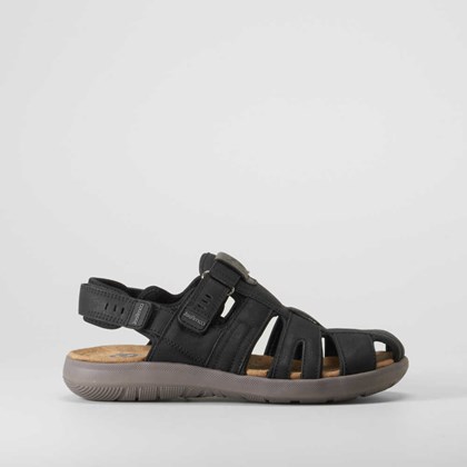 Sandalia cerrada Shock Absorber negra COMFEET