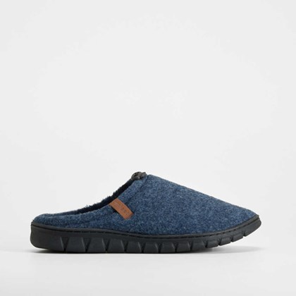 Zapatilla casa fieltro azul COMFEET