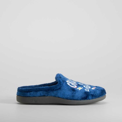 Zapatilla casa gamer azul marino COMFEET