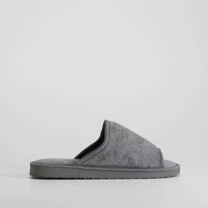 Zapatilla de casa abierta confort gris OLYNE