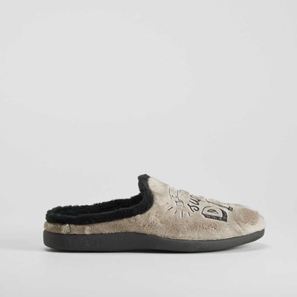 Zapatilla casa dad taupe COMFEET