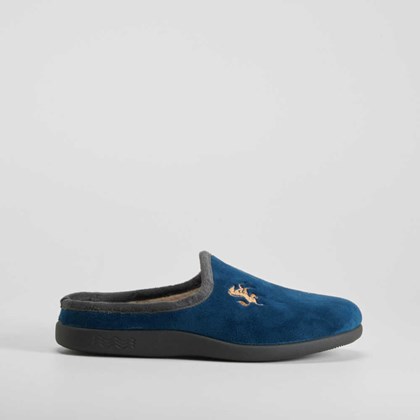 Zapatilla casa caballo azul COMFEET