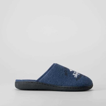 Zapatilla de casa diseño urbano azul OLYNE