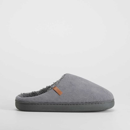 Zapatilla casa pana gris OLYNE