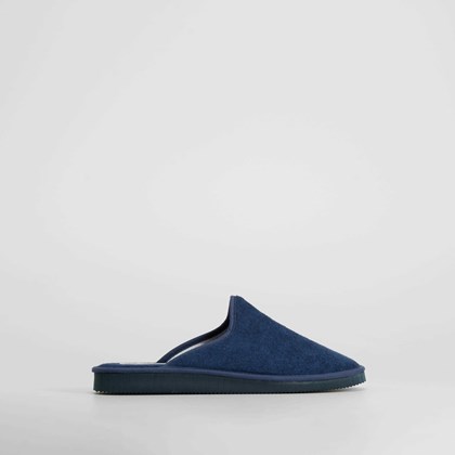 Zapatilla de casa abierta azul OLYNE