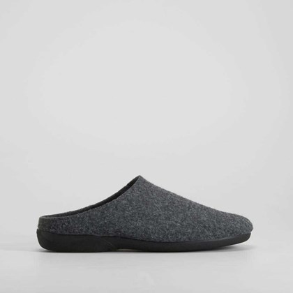 Zapatilla de casa fieltro gris OLYNE
