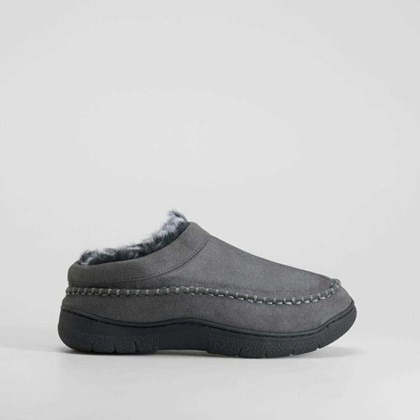 Zapatilla casa cerrada cálida gris OLYNE