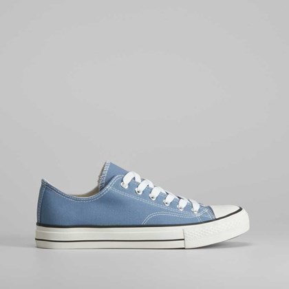 Zapatilla de lona basic azul NYC