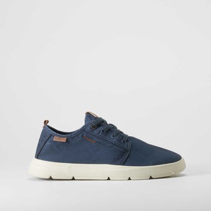 Zapatilla lona blucher azul COMFEET