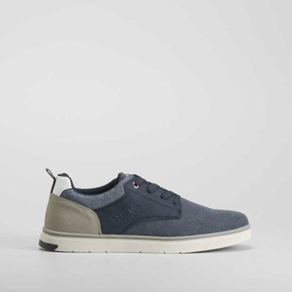 Zapatilla lona blucher azul SENDA ROAD