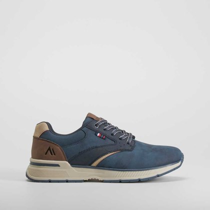 Zapato blucher casual azul marino SENDA ROAD