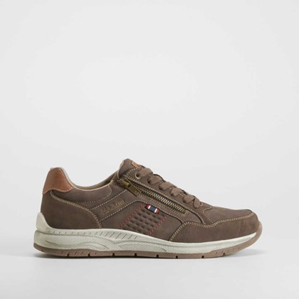 Zapato casual cremallera marrón SENDA ROAD
