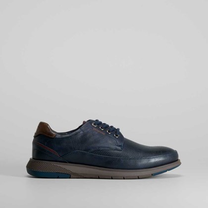 Blucher azul punteado COMFEET