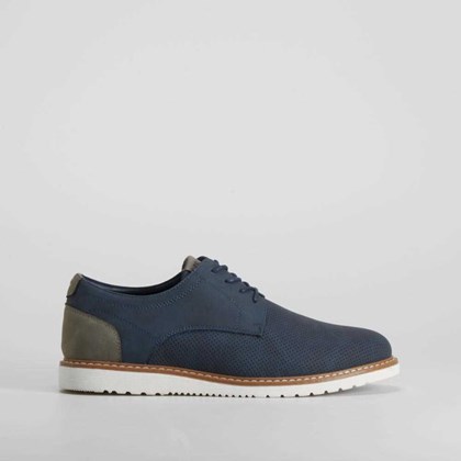 Zapato blucher vestir azul SENDA ROAD