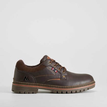 Zapato blucher tacón dentado marrón SENDA ROAD