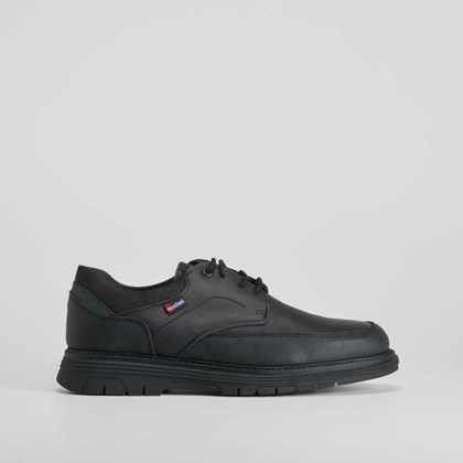 Blucher casual de piel negro de COMFEET