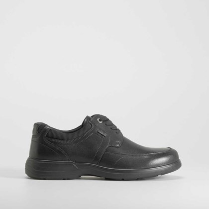 Zapato cordón piel negro COMFEET