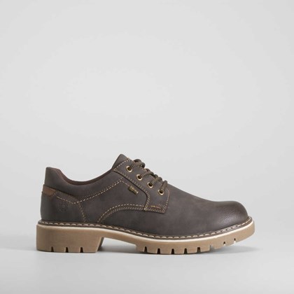 Zapato dentado marrón oscuro RELIFE