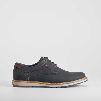 Zapato blucher piso tricolor negro SENDA ROAD