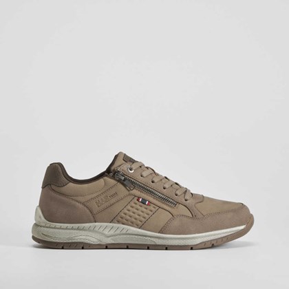 Zapato casual cremallera taupe SENDA ROAD