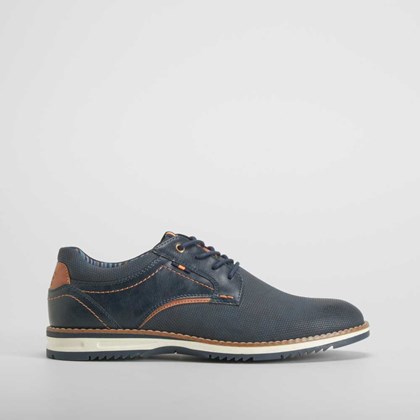 Blucher cordón azul oscuro RELIFE