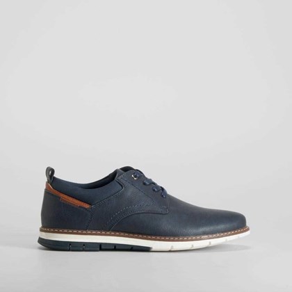 Zapato blucher cordones azul SENDA ROAD