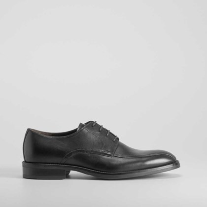 Zapato blucher piel negro FOSCO
