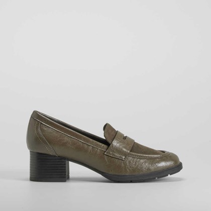 Mocasín tacón kaki COMFEET