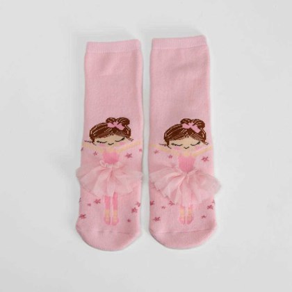 Calcetín antideslizante bailarina rosa MERKAL