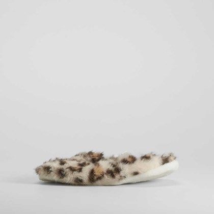 Calcetín slipper antideslizante leopardo MERKAL