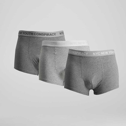Pack 3x boxers hombre multi gris