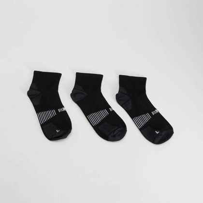Pack 3 calcetines tobilleros sport negro MERKAL