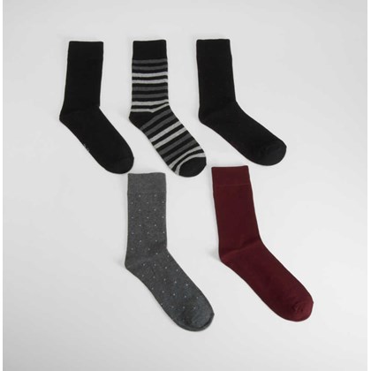 Pack 5 calcetines media caña multicolor MERKAL
