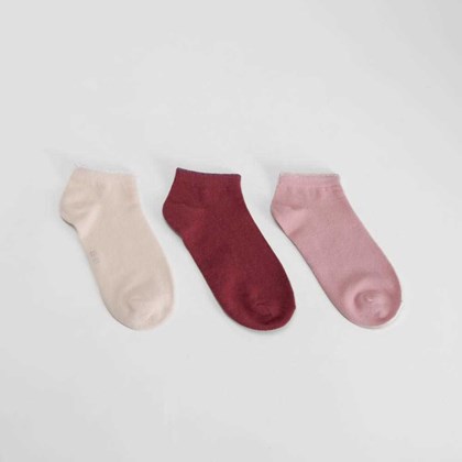 Pack 3 calcetines invisibles en multicolor MERKAL