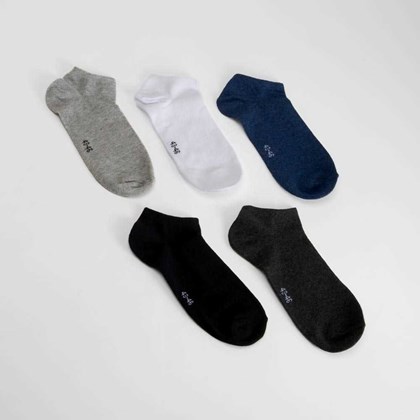 Pack 5 calcetines invisibles man multicolor MERKAL