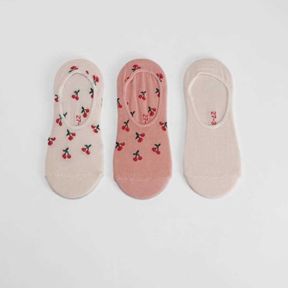 Pack 3 pikies cerezas rosas MERKAL