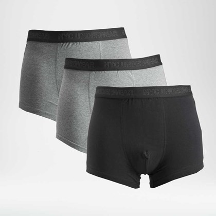 Pack x3 bóxers multi gris caballero MKL