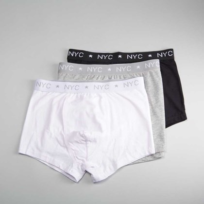 Pack x3 boxers básicos surtido MKL