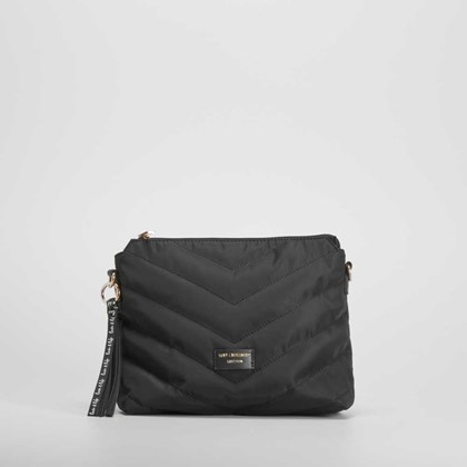 Bolso bandolera nylon negro NYC