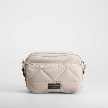 Bolso bandolera acolchado camel NYC