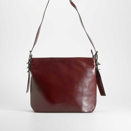 Bolso hombro argollas marrón PICCOLA PIU