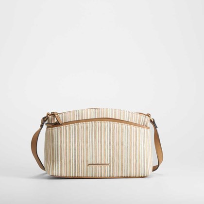Bolso bandolera rayas multicolor PICCOLA PIU