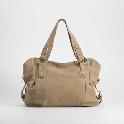 Bolso shopping hebillas camel PICCOLA PIU