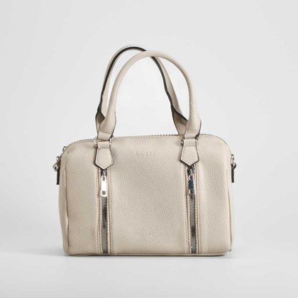 Bolso bowling cadenas blanco PICCOLA PIU