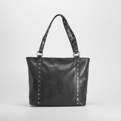 Bolso shopping negro PICCOLA PIU