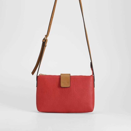 Bolso bandolera rojo elegante moderno PICCOLA PIU