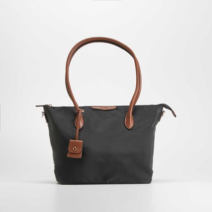 Bolso nylon asas negro PICCOLA PIU