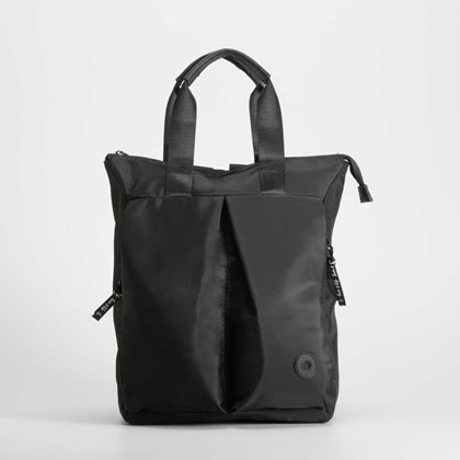 Mochila bolsillos negra SENDA ROAD