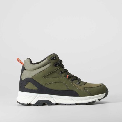 Botín trekking juvenil verde SEVEN FIVE